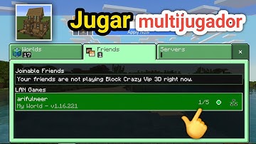 Cómo Jugar Multijugador con Amigos en Block Crazy Robo World VIP 3D! (Guía Paso a Paso) 🎮✅