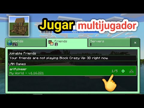 Cómo Jugar Multijugador Con Amigos En Block Crazy Robo World VIP 3D Guía Paso A Paso 
