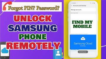 Samsung Find My Mobile How to Unlock Phone Remotely | Forgot PIN  or Password?