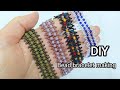 Boncuktan Zigzag Bileklik &amp; Kolye Yapımı 👌💯🎀 //Bead Zigzag Bracelet &amp; Necklace Making #diy #handmade