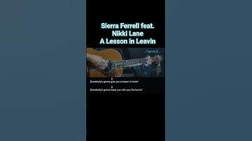 Thumbnail of Sierra Ferrell feat. Nikki Lane - A Lesson in Leavin Guitar Chords Lyrics #shorts