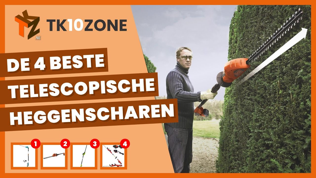 De 4 beste telescopische heggenscharen voor een perfecte snoeibeurt