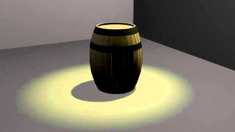 3DS Max Model - Wine Barrel
