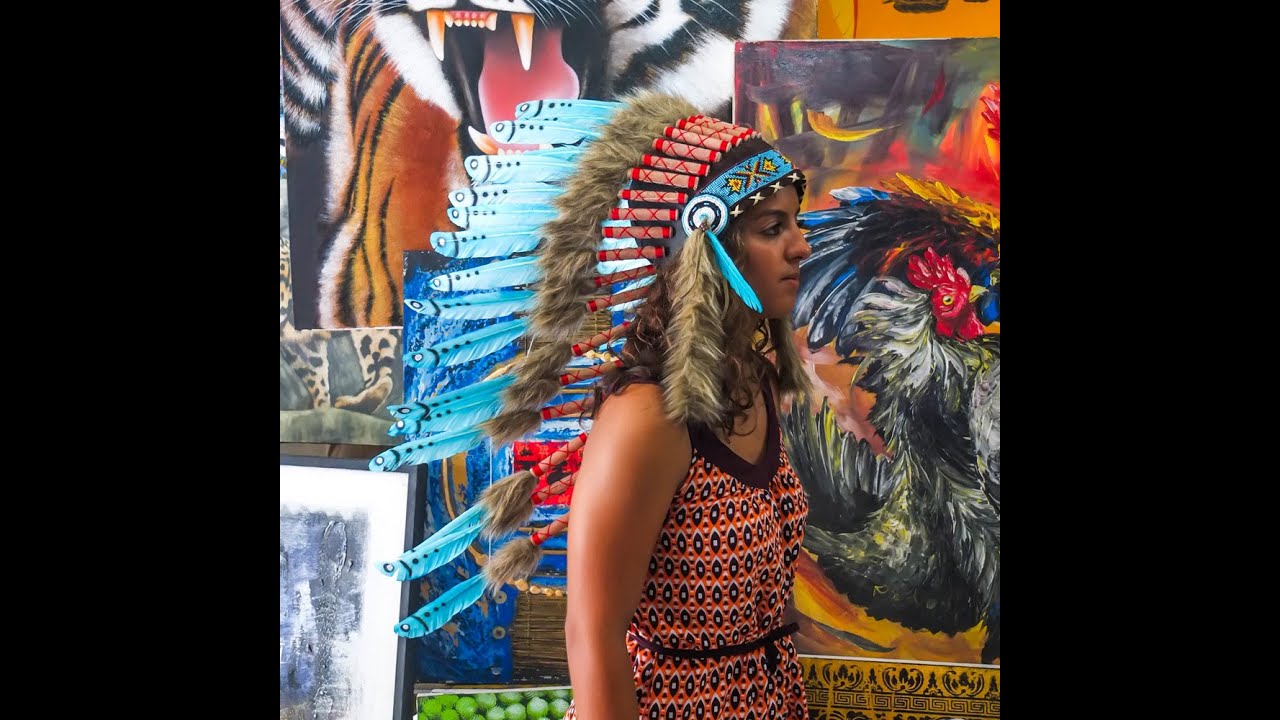 Indian Headdress Skull for Everyone - Indian Headdress