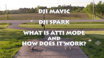 DJI MAVIC PRO-DJI SPARK-TUTORIAL-ATTI MODE DEMO-WHERE IS IT?