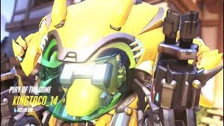 Overwatch : Dva 4 man kill