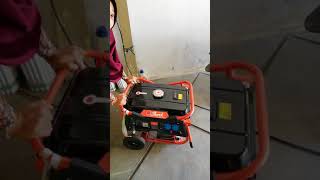 cara menghidupkan genset Shark
