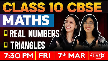 CBSE Class 10 Maths | Real Numbers | Triangles | Exam Winner