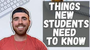 Things New Computer Science Students Should Know