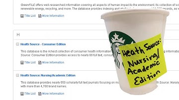 EBSCO databases at the UHWO Library