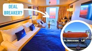 Obstructed View Balcony Cabin Tour | Cunard's Queen Mary 2