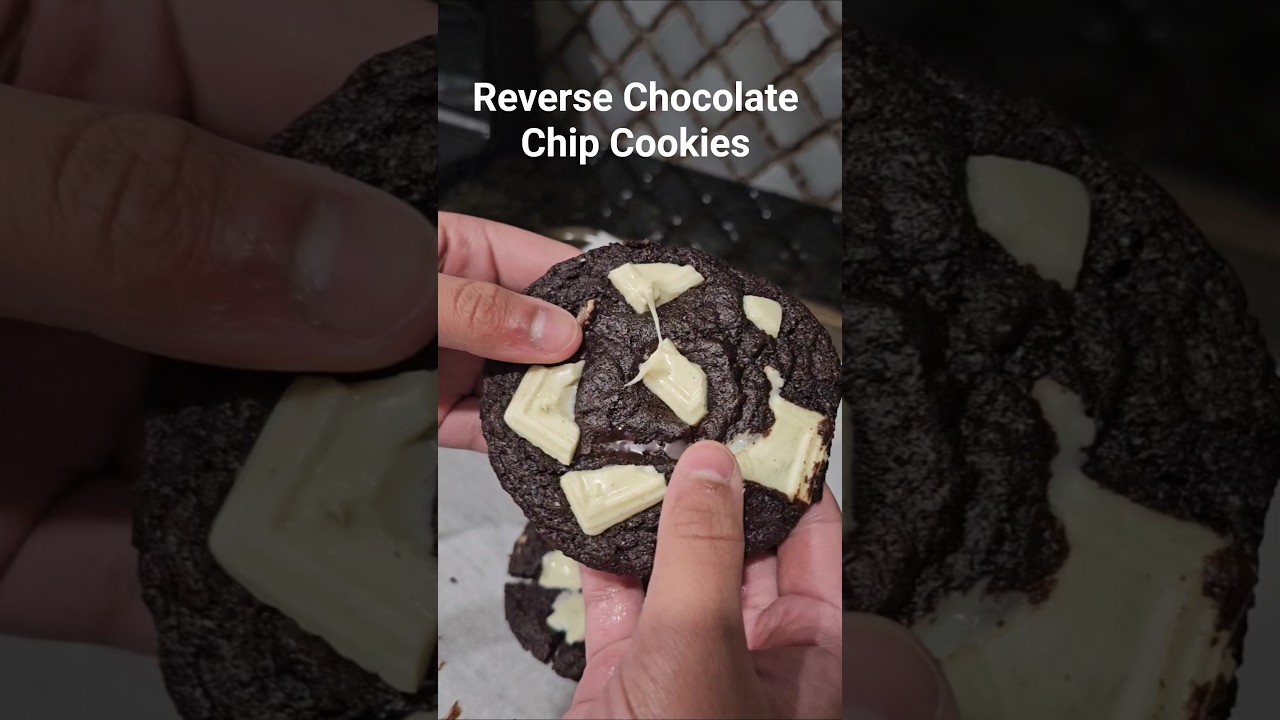 Reverse Chocolate Chip Cookies