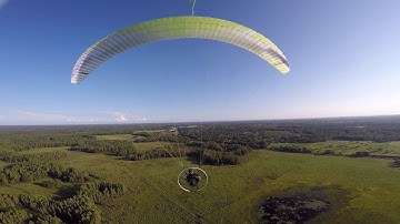 Virus Paramotor - Skybean Chase Cam - First Attempt