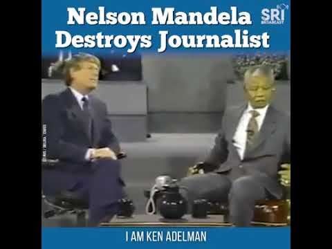 Nelson mandela destroy the journalist