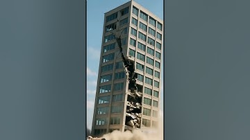 Massive Building Collapse Caught on AI Camera! 🏢💥