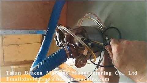 BCZY 2 turbocharger test bench test video