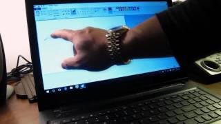 Lenovo G500s Touch Laptop Touchscreen Test
