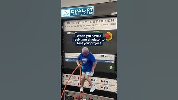 When you have a real-time simulator to test your project 💃⚡#engineering #realtimesimulation #stem