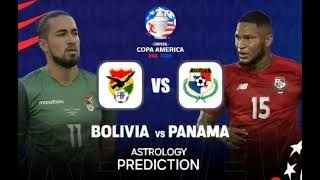 BOLIVIA VS PANAMA - COPA AMERICA MATCH PREDICTION