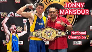 Jonny Mansour VS. Vershaun Lee 2023 National Golden Glove Championship FIGHT 🥊🏆