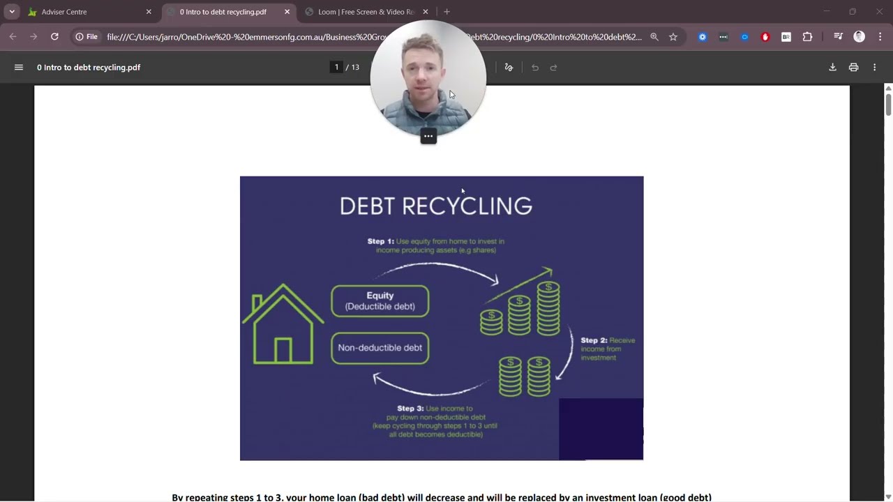 Debt recycling & wealth creation