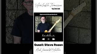 Steve Rosen discusses, 'Tonechaser: Understanding Edward, My 26 Year Journey With Edward Van Halen.'
