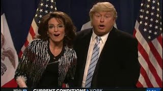 Tina Fey and Darrell Hammond Tweak Sarah Palin's Endorsement of Donald Trump