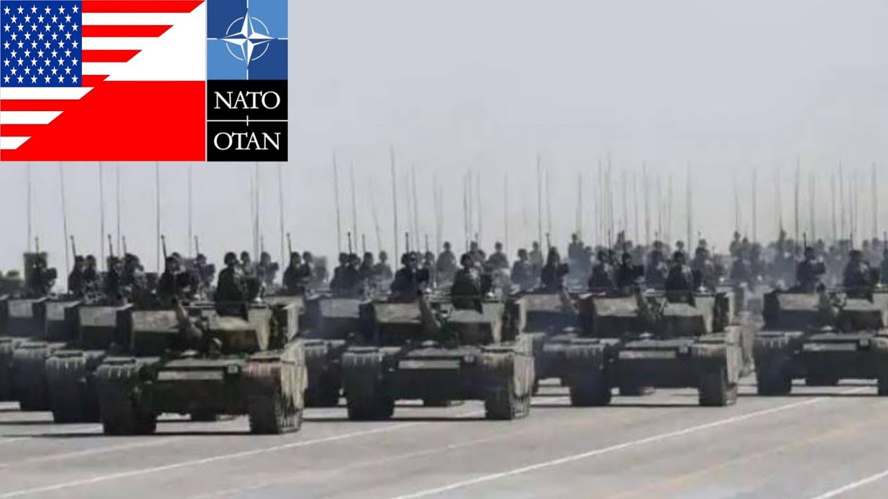 Hundreds of US Military Tanks Arrived in "Poland" Amid Rising Tensions on the "Belarusian" borders