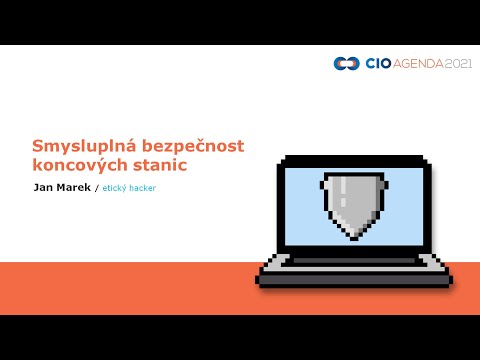 Smysluplná bezpečnost koncových stanic, Jan Marek, etický hacker @BlueEvents