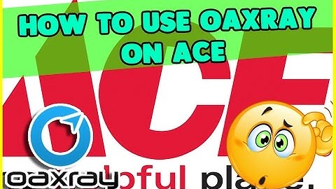 How to use OAXRAY on  ACE for amazon fba sellers working from home