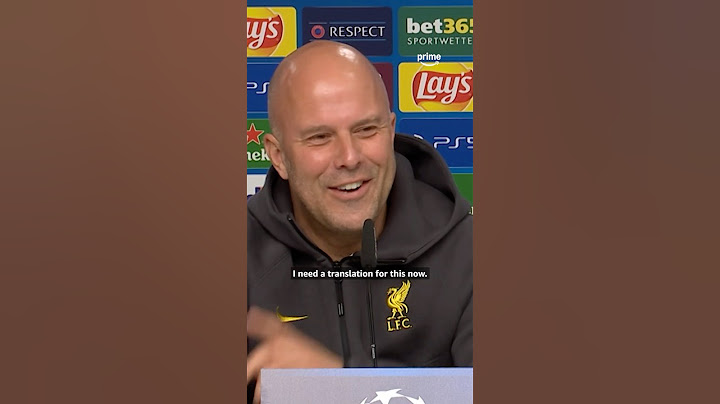 Arne Slot was lost with this journalist's question 😂