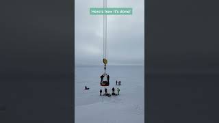 Off-Boarding An Antarctic Research Ship