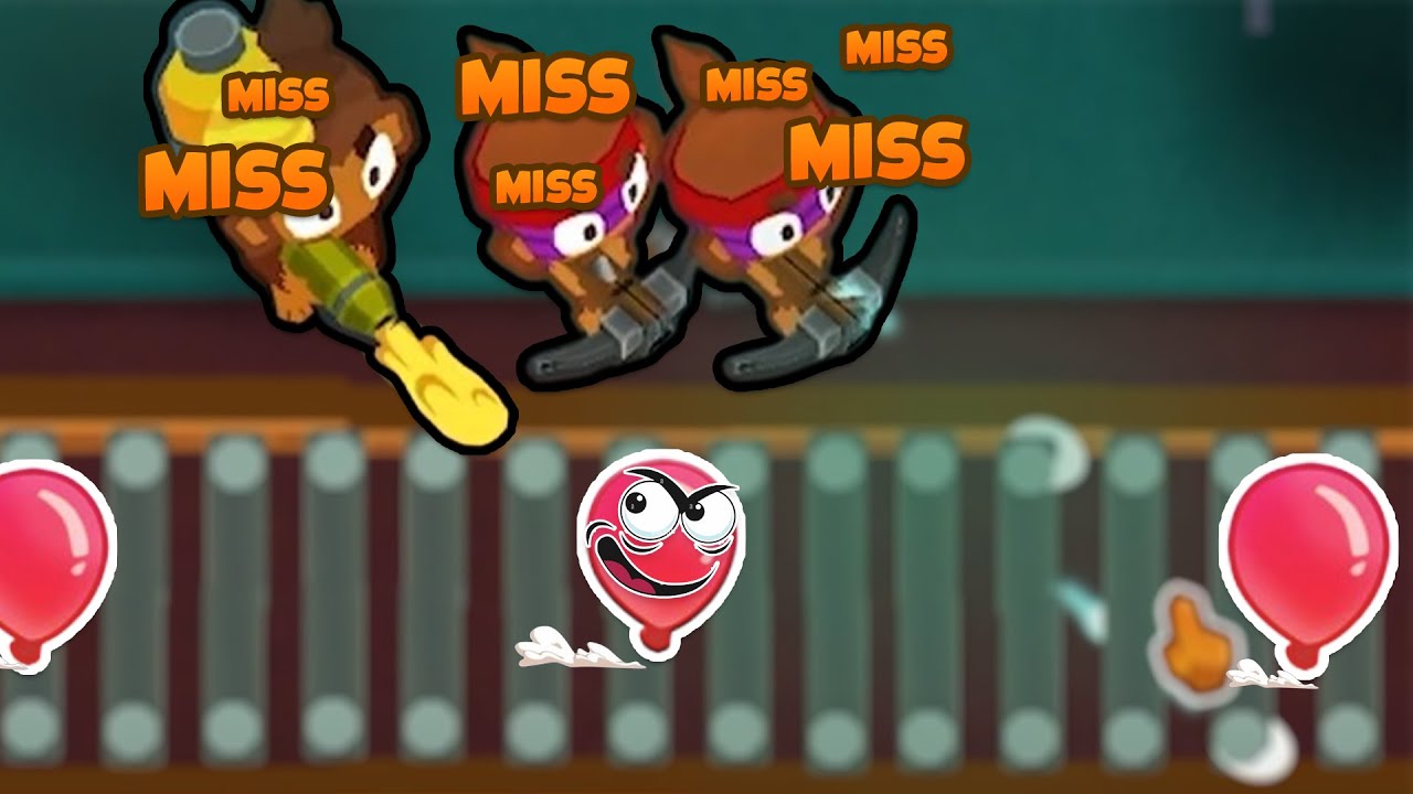 Why cant I hit bloons on this map..