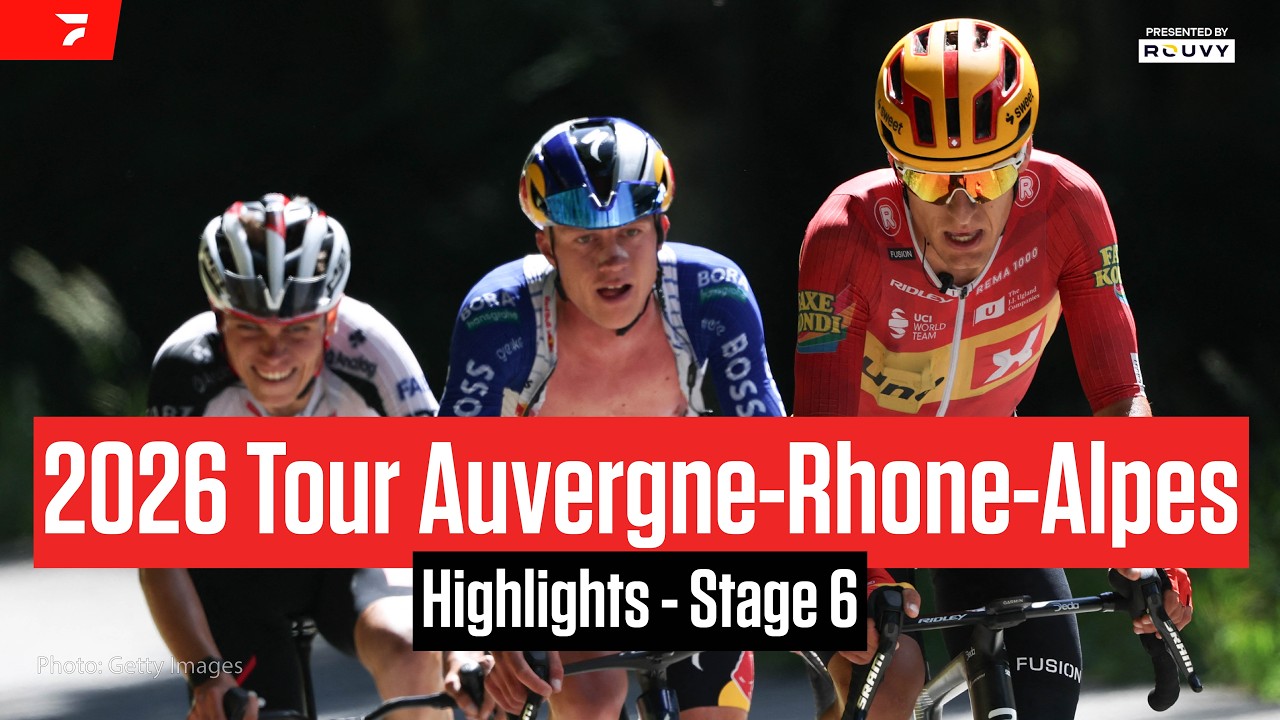 Tour Auvergne-Rhone-Alpes 2026 Stage 6 Highlights