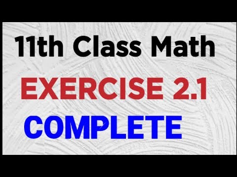 11th Class Math | FSc & ICS | Exercise 2.1 | Complete | Sets | - YouTube