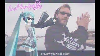 Pewds ft Miku - Bitch Lasagna (LesManga Remix) Lyric Video + VSQx
