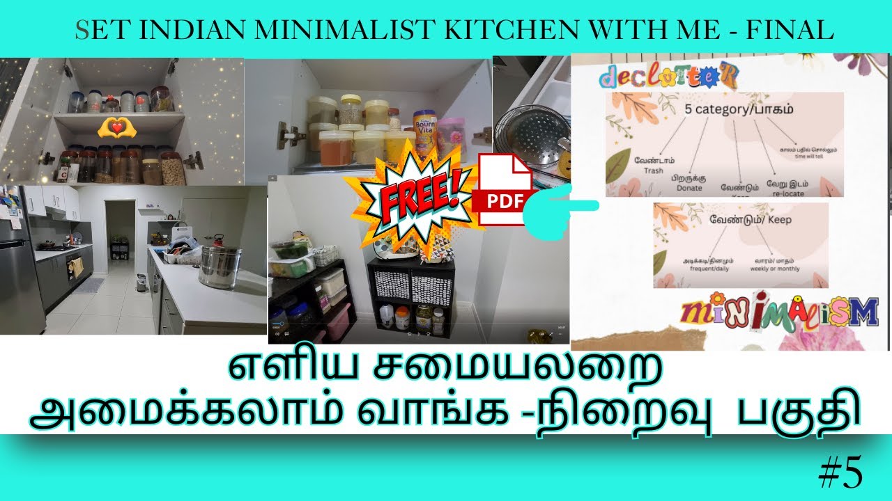 Setting up Minimalist Kitchen | final part | kitchen organisation ideas ...