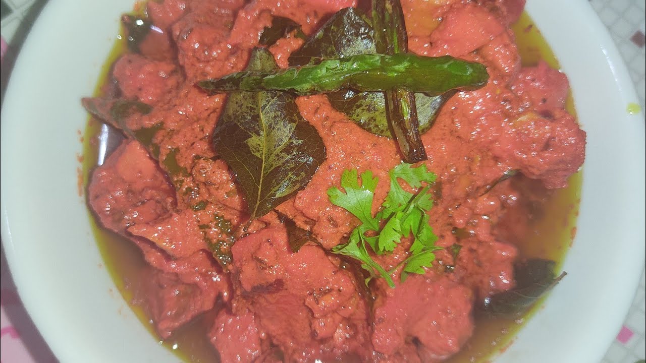 Famous Hyderabadi Red Chicken| by 