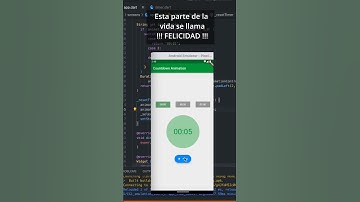 Flutter Countdown, Cuando todo funciona #shorts #flutter #codigo