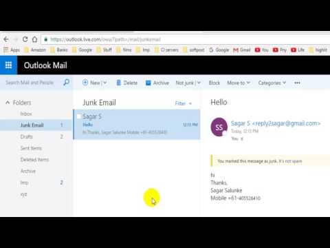 How to block the person in outlook webmail 365