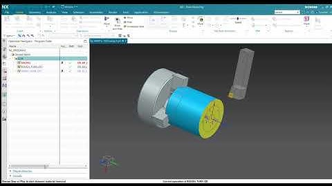 NX   Manufacturing. CNC Turning.