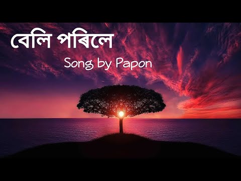 Beli Porile Song  Papon  Beli Porile lyrics   Assamese song  Dhulir Akash