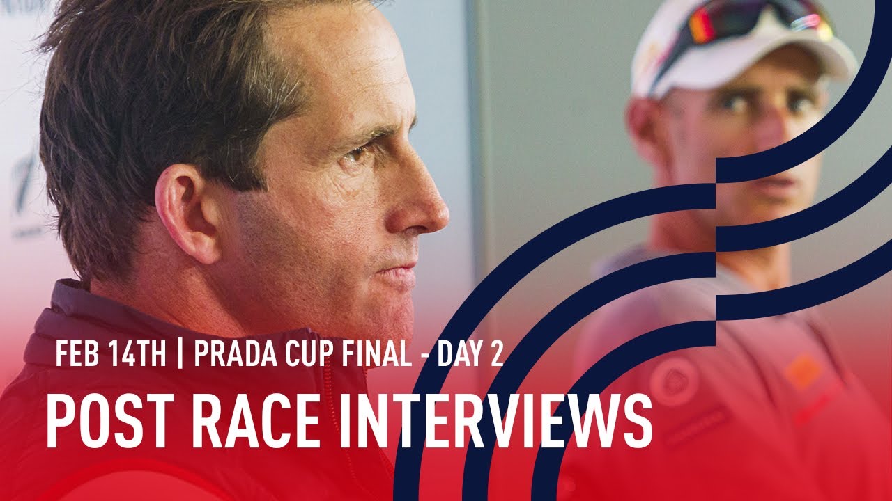 PRADA Cup Final Day 2 Post Race Interviews