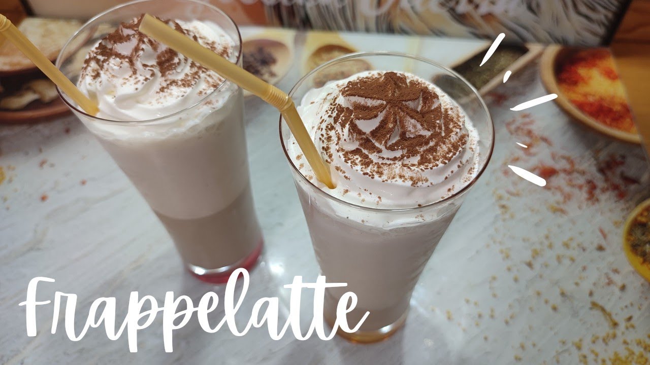FRAPPELATTE CASERO/CAFÉ FRAPPÉ, el café del verano,super cremoso con Mambo!!