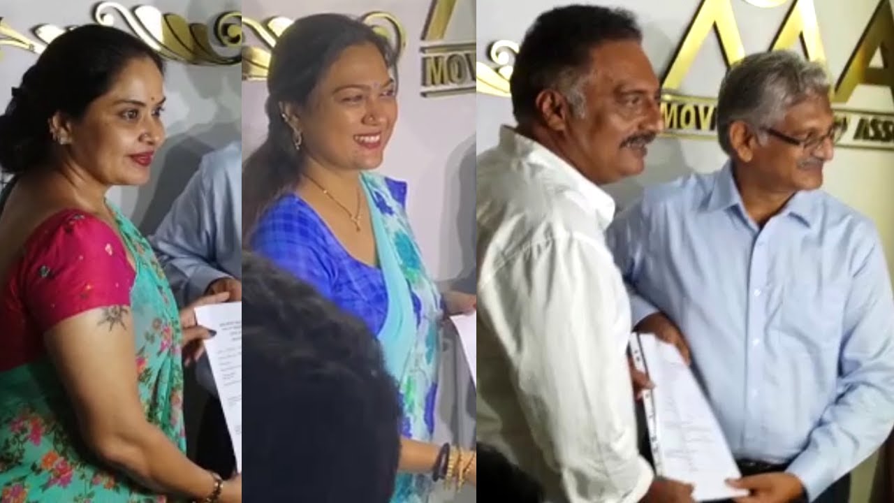 MAA Election 2021 Nominations | Prakash Raj | Srikanth | Hema | MS  entertainments - YouTube