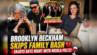 Brooklyn Beckham Skips Grandfather’s 80th Bash for Date Night With Nicola Peltz! 🍷👀