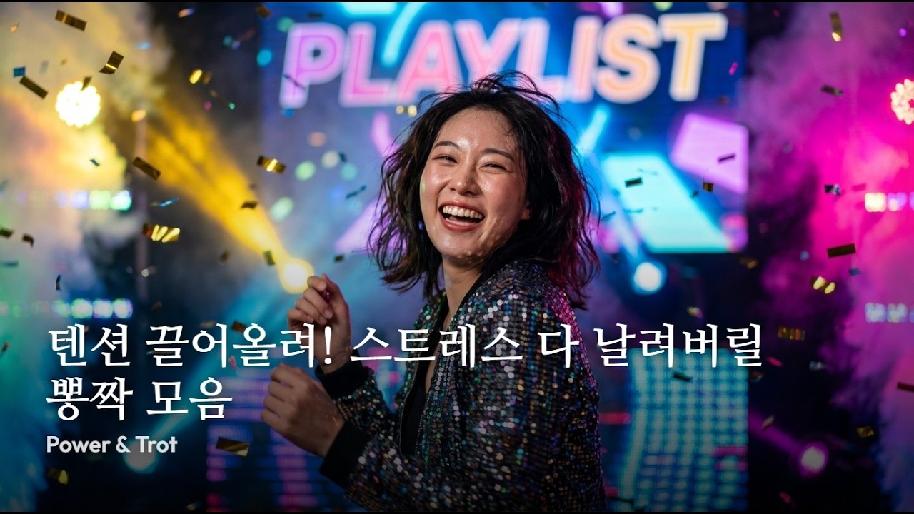 playlist 🧨 텐션 끌어올려! 스트레스 다 날려버릴 뽕짝 모음 | Power & Trot