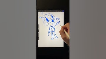 Make Your Own Coloring Page in Procreate (#Shorts)