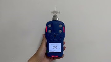 Confined Space Portable 4-in-1 Gas Detector Pump Suction Diffusion Gas Alarm Operation Video