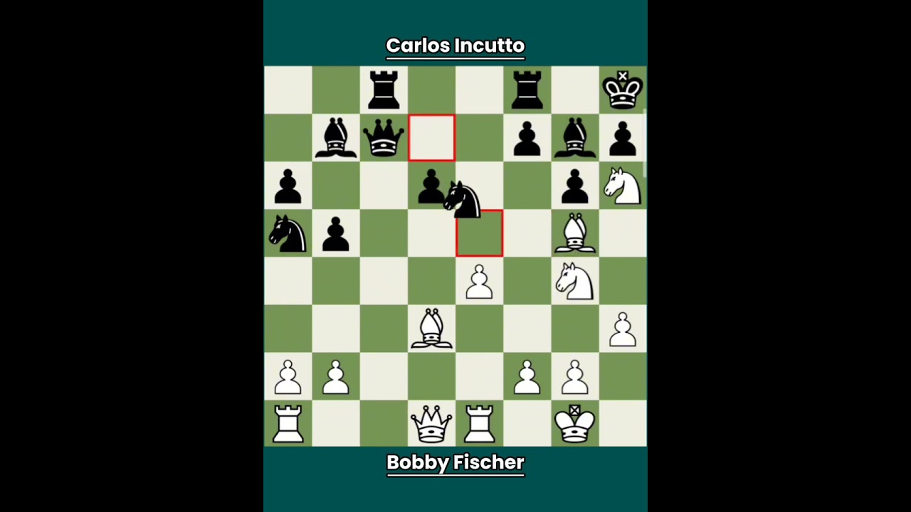 Bobby Fischer vs Carlos Incutto ◉ Mar del Plata 1960 | Classic Chess Game